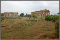 Paestum na de regen