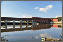 stuw, sluis en waterkrachtcentrale