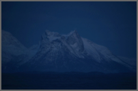 vlak voor de oversteek naar de LOFOTEN