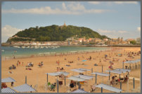 strand bij SAN SEBASTIAN