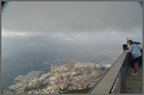 uitzicht vanaf de GIBRALTAR ROTS