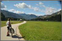 onderweg naar het meer van BOHINJE